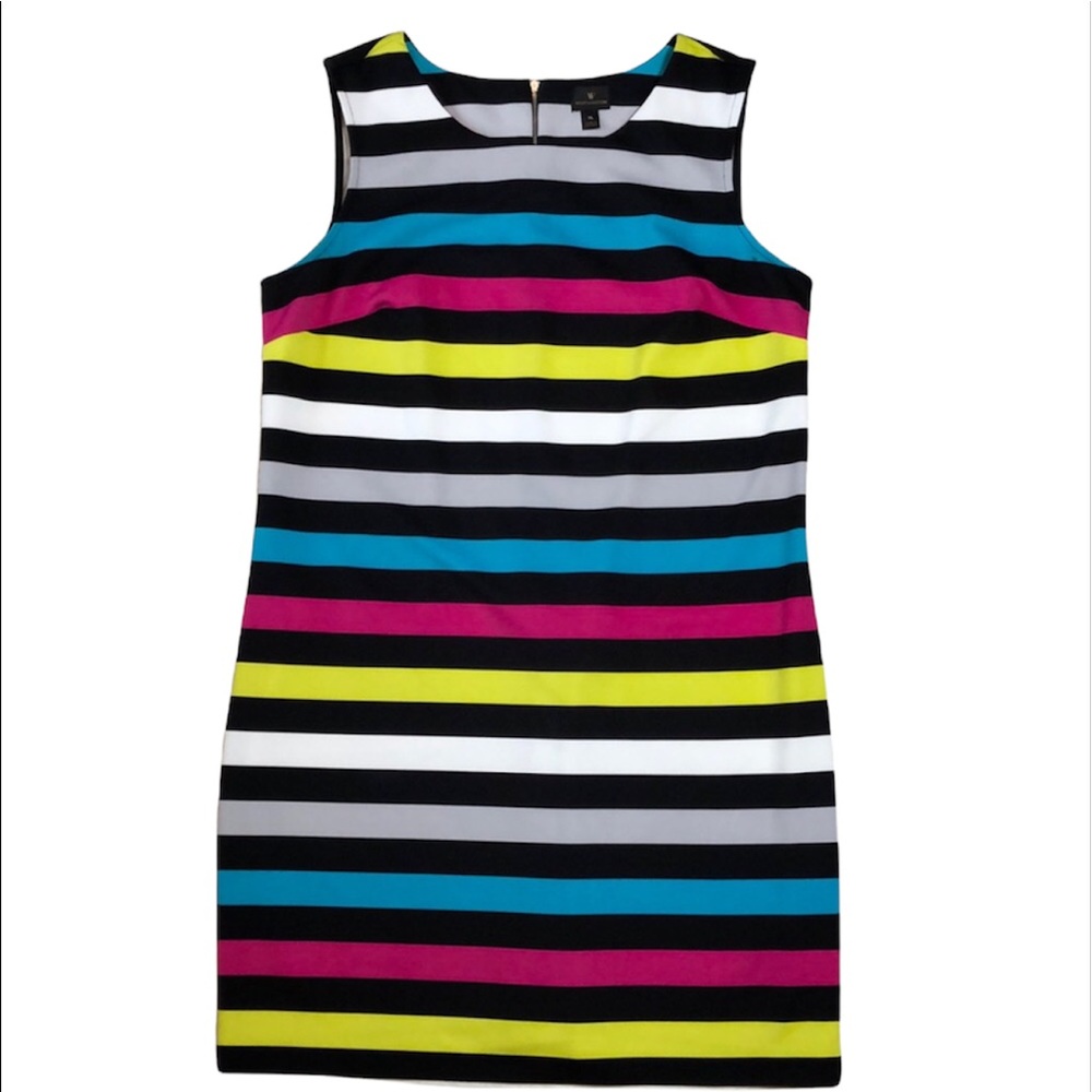 Worthington Stripped Multi-Color Sheath Dress Size XL
